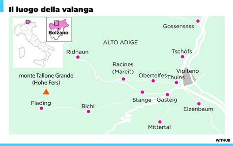 Veduta aerea della Val Ridanna, Alto Adige