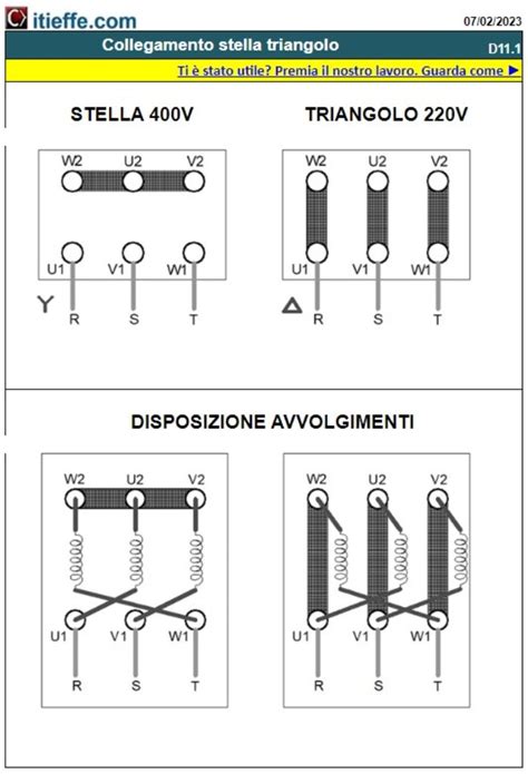 Schema di collegamento a stella