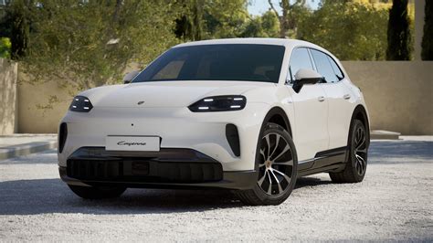 Porsche Cayenne elettrica livrea fluorescente