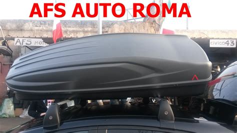 Box portatutto montato su barre