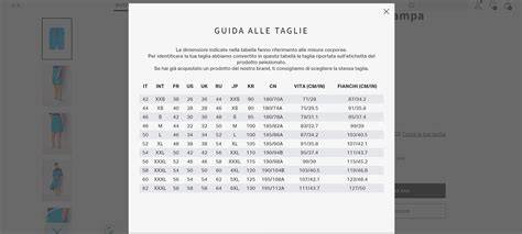 Tabella riassuntiva delle taglie Helite Roadster