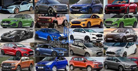 Vari modelli di Ford Mondeo