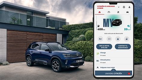 Schermata app MyCitroën Connected Alarm