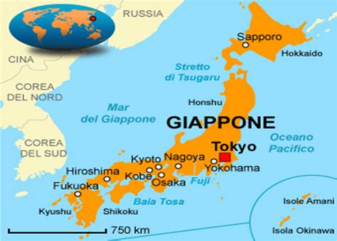 Mappa localizzazione business unit Two-Wheeler and Powersports in Giappone e Italia
