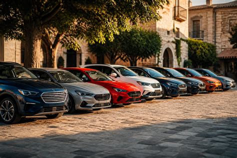 Varietà di modelli auto disponibili