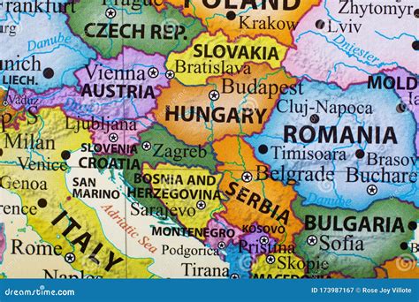 Mappa Italia Romania