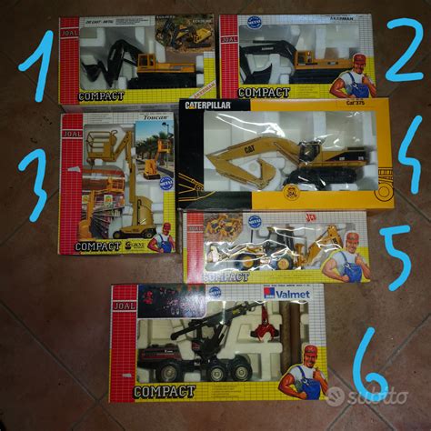 Collezione di modellini di mezzi pesanti