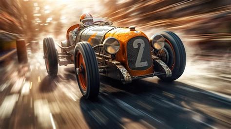 Schermata di una corsa automobilistica con auto d'epoca