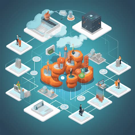Illustrazione di diverse applicazioni connesse a un sistema centrale