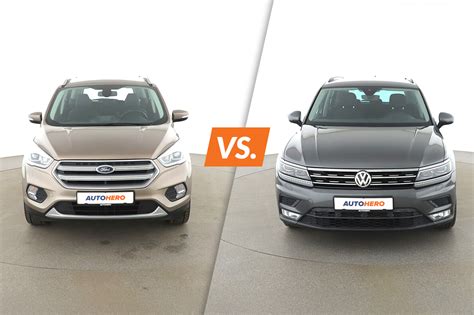 Confronto dimensioni Ford Kuga e Volkswagen Tiguan