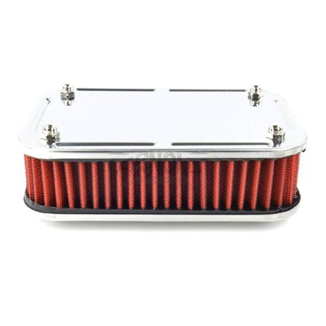 Dettaglio tecnico del filtro aria universale posizionato sul carburatore del motore Fiat