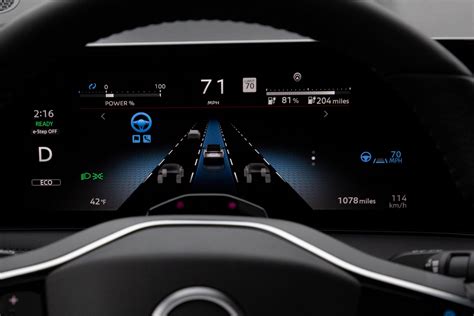 Nissan ARIYA ProPILOT Assist dashboard