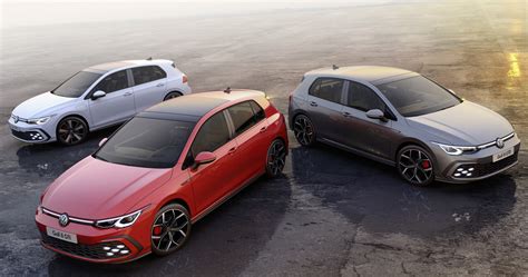 Volkswagen Golf GTI, GTD e GTE frontali