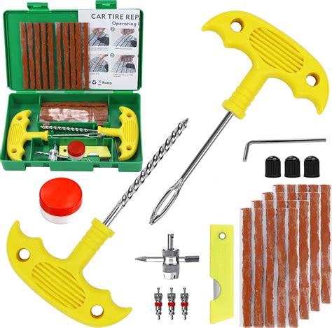 Tire repair kit contents