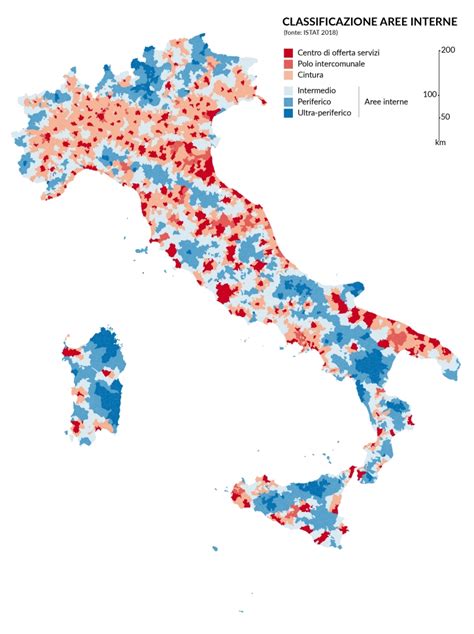 Mappa delle aree interessate dagli interventi dei Carabinieri