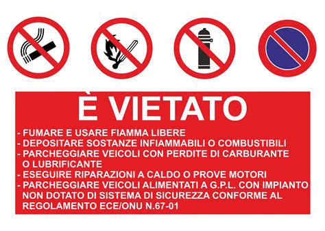 segnaletica divieto di rifornimento bombole scadute