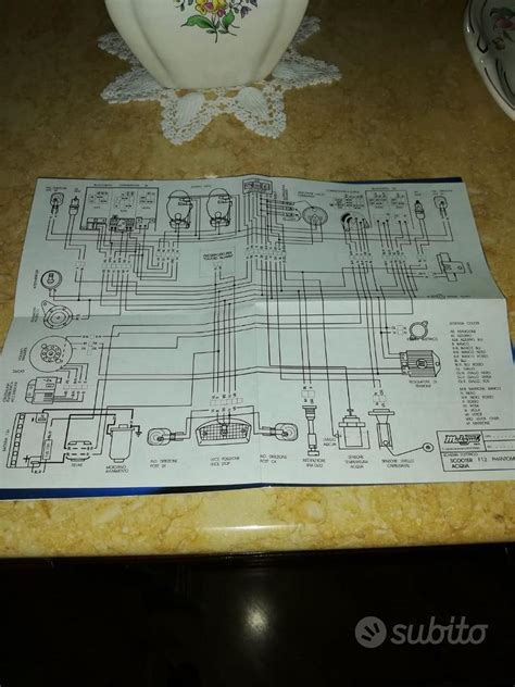 Schema elettrico del galleggiante del carburante Malaguti F12