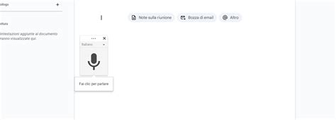 Funzionalità di digitazione vocale di Google Documenti