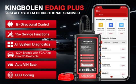 Interfaccia grafica dell'app KINGBOLEN Ediag