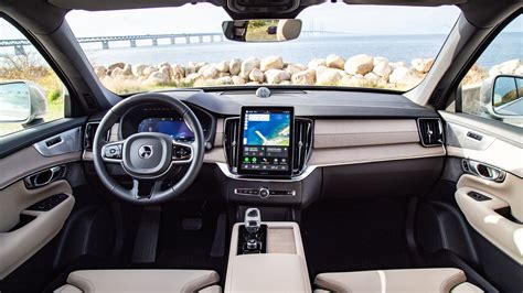 Volvo V50 interior with integrated display
