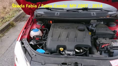 Skoda Fabia VIN location