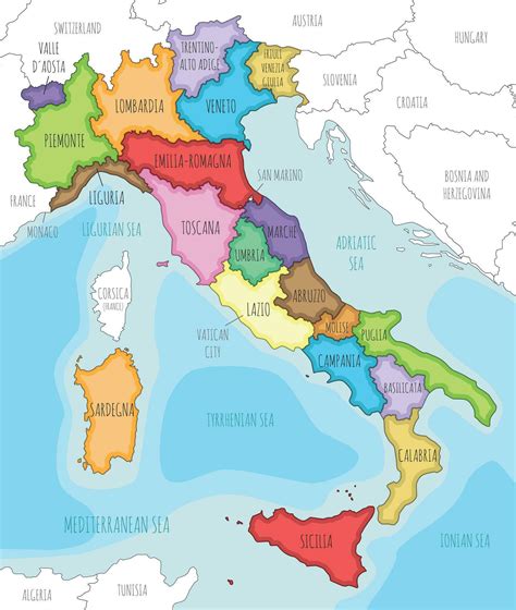 Mappa delle regioni italiane con blocco Euro 5
