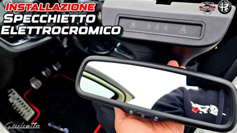 Schema di funzionamento di uno specchietto retrovisore elettrocromico