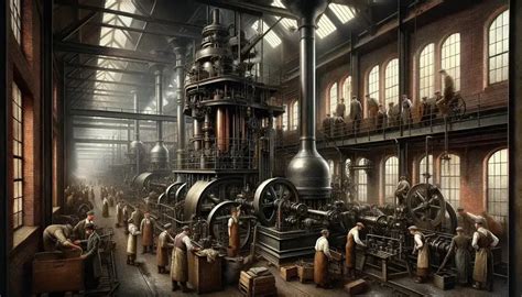 Interno della fabbrica Morgan con artigiani al lavoro