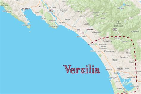 Mappa della Versilia