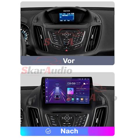 Plancia centrale Ford Kuga con autoradio Android