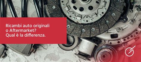 Grafico comparativo costi ricambi originali vs. Aftermarket
