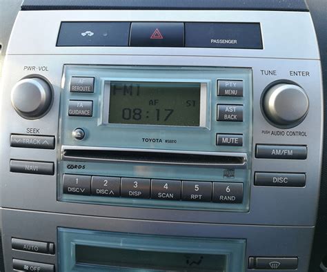 Toyota Corolla Verso plancia radio