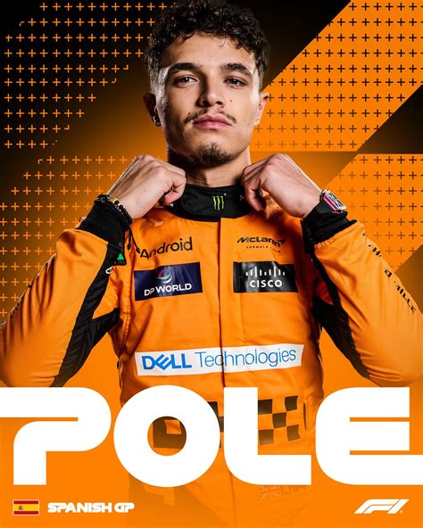 Lando Norris in pole position a Monaco
