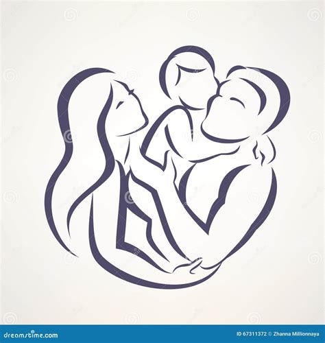 Simbolo della famiglia stilizzato