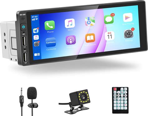 Autoradio 1 DIN con caratteristiche principali