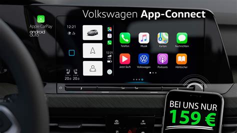 Volkswagen App-Connect dashboard