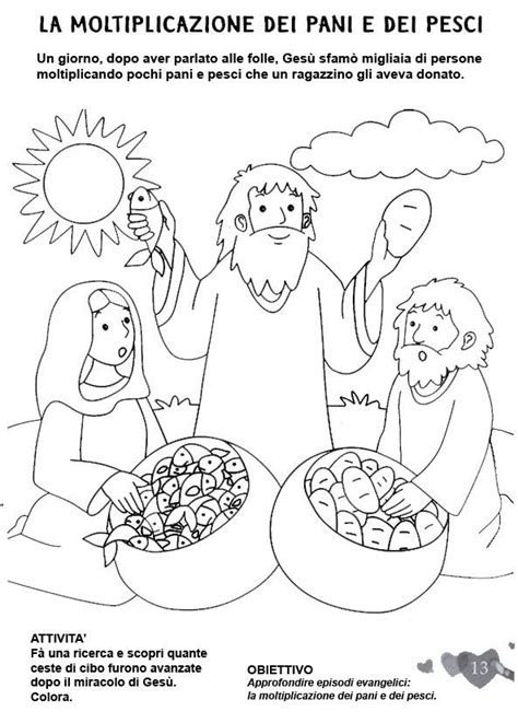 Moltiplicazione dei pani e dei pesci, con Gesù che benedice il cibo
