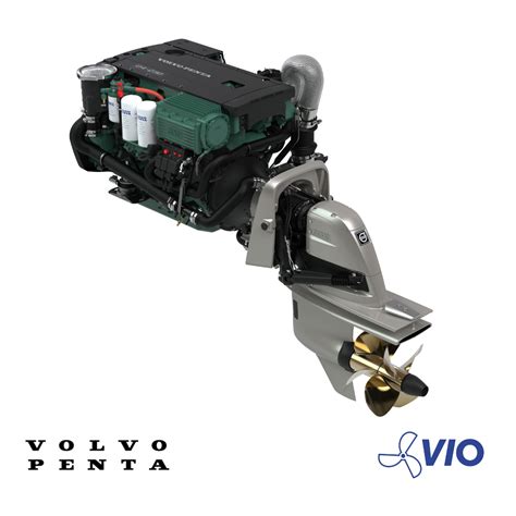 Dettaglio di un piede poppiero Volvo Penta Duoprop