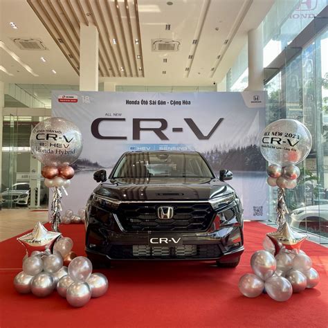 Honda CR-V in showroom