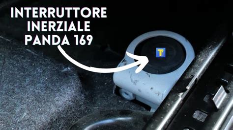 Posizione tipica interruttore inerziale nel vano motore