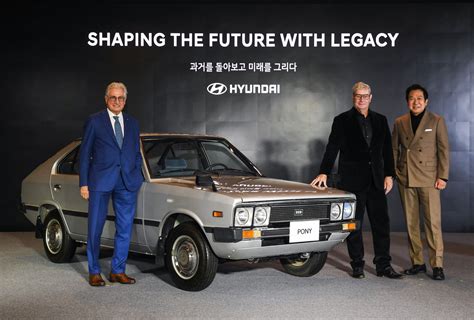 Design della Hyundai Pony di Giorgetto Giugiaro