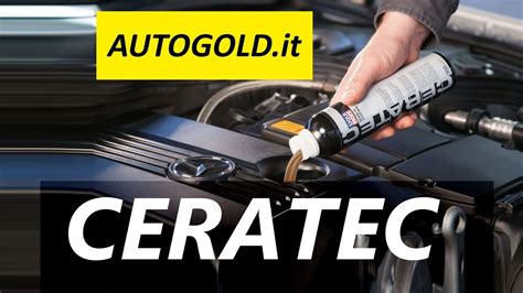 trattamento ceramico Ceratec e lubrificanti per la manutenzione motore