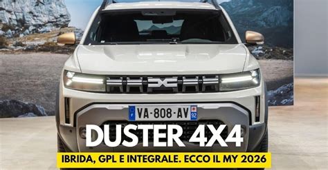 Dacia Duster 4x4 con bullbar anteriore e posteriore