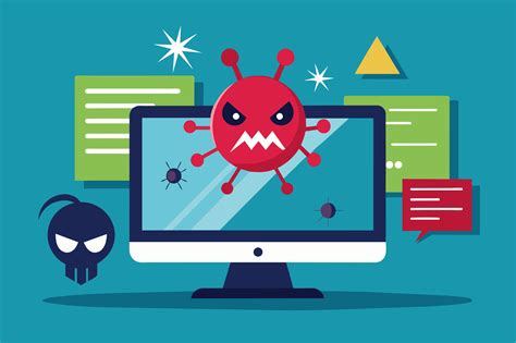 rappresentazione grafica di un virus informatico che infetta un computer