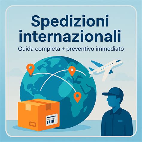 Mappa delle spedizioni internazionali