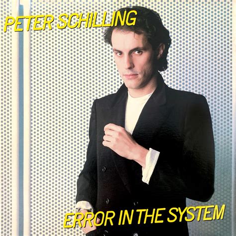 Copertina dell'album Error in the System di Peter Schilling