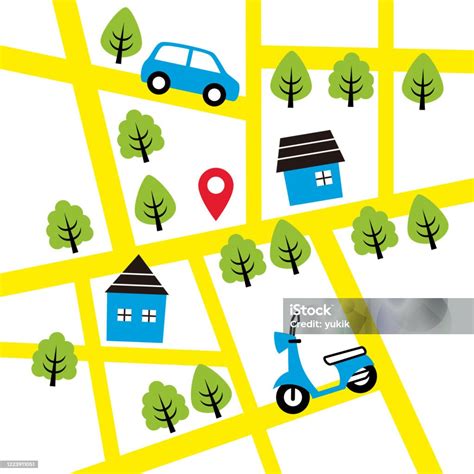 Illustrazione di un geofence su una mappa digitale con un veicolo che lo attraversa