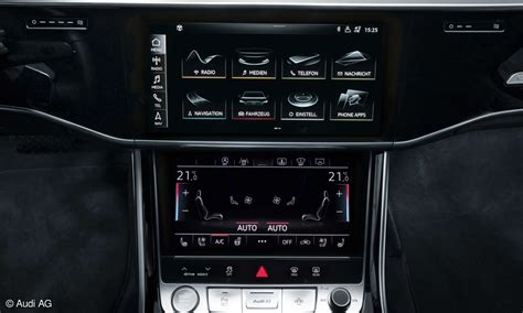 Schermi infotainment Audi A8