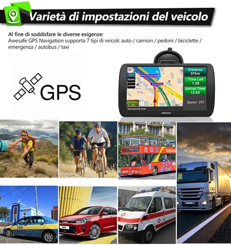 Schermata di aggiornamento mappe GPS