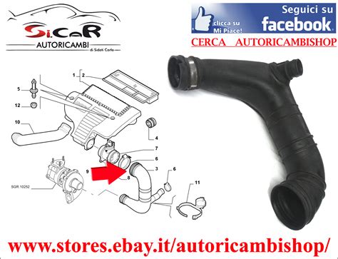 Manicotto sfiato su schema motore